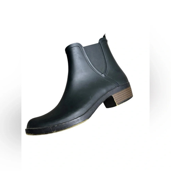 Lucky Brand Womens Bunita Black Rainboots Size 8 - Picture 7 of 10